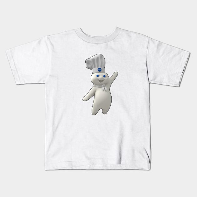 Pillsbury Doughboy Kids T-Shirt by tinastore